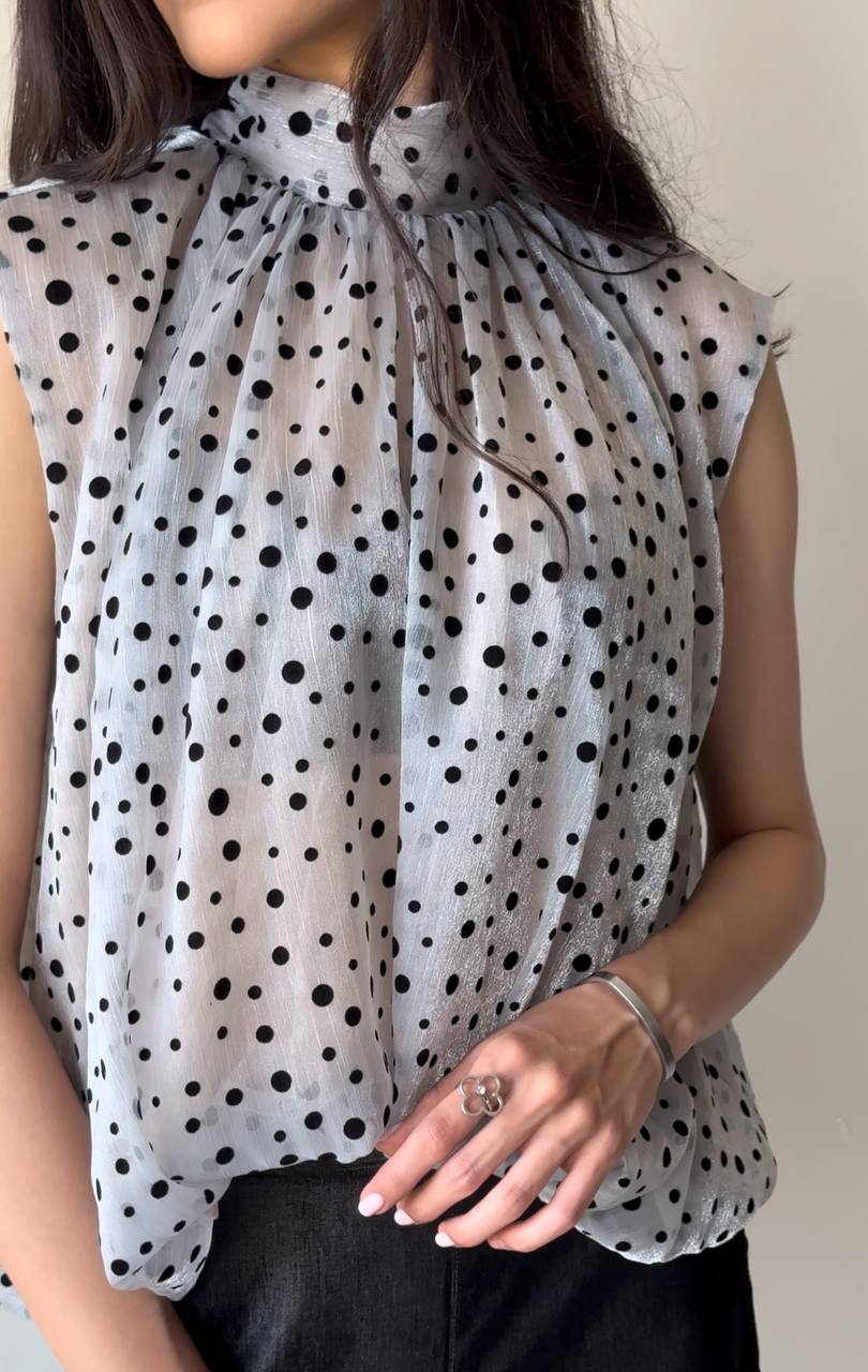 تاپ زنانه مدل شادی حریر تافته فری سایز