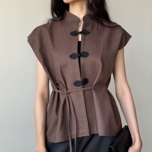 وست مینیمال زنانه مدل توکیو مناسب استایل روزمره و رسمی